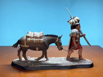 Legionnaire with Mule 54 mm