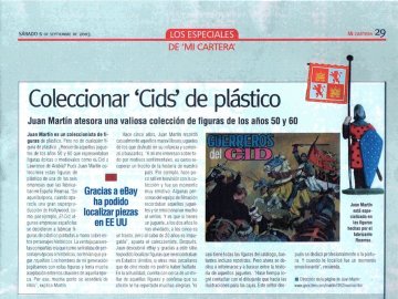 Coleccionar &#039;Cids&#039; de Plástico